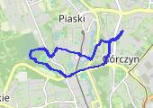 Narutowicza - park Słowiański - mapa trasy gps - marsz