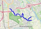 Trasa z dnia 2022-06-14 08:55 - mapa trasy gps - rower szosowy