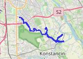 Trasa z dnia 2022-06-15 09:36 - mapa trasy gps - rower szosowy