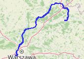 DŁUGOSIODŁO-MAŁKINIA-PROSTYŃ 16-06-2022 - mapa trasy gps - rower szosowy