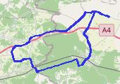 Trasa z dnia 2022-06-19 16:11 - mapa trasy gps - rower trekkingowy
