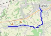 Trasa z dnia 2022-06-19 20:47 - mapa trasy gps - rower trekkingowy