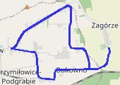 Trasa z dnia 2022-06-19 19:23 - mapa trasy gps - bieganie