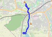 Trasa z dnia 2022-06-20 20:20 - mapa trasy gps - rower trekkingowy