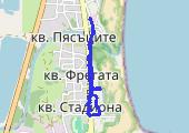 Słoneczny Brzeg - mapa trasy gps - spacer