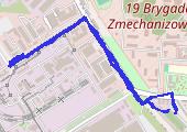 Trasa z dnia 2022-06-27 20:16 - mapa trasy gps - bieganie