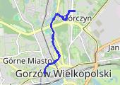 WiMBP - Czereśniowa - mapa trasy gps - marsz