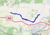 Trasa z dnia 2022-07-03 16:21 - mapa trasy gps - rower trekkingowy