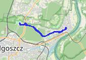 Trasa z dnia 2022-07-03 21:07 - mapa trasy gps - rower miejski