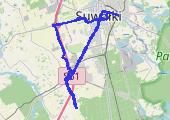 Trasa z dnia 2022-07-10 13:46 - mapa trasy gps - rower szosowy