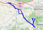 Trasa z dnia 2022-07-16 20:02 - mapa trasy gps - rower trekkingowy