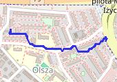 Trasa z dnia 2022-05-18 12:18 - mapa trasy gps - marsz