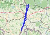 Trasa z dnia 2022-06-18 14:53 - mapa trasy gps - rower szosowy