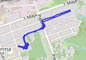 Trasa z dnia 2022-07-31 19:12 - mapa trasy gps - rower szosowy