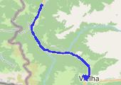 Casau - Les, E 1583 LHL 2022-07-31 07:30 - mapa trasy gps - samochód