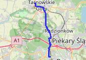 Trasa z dnia 2022-08-01 11:14 - mapa trasy gps - rower górski