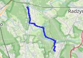 Trasa z dnia 2022-08-07 18:02 - mapa trasy gps - rower górski