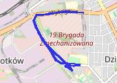  Trasa z dnia 2022-08-11 20:50 - mapa trasy gps - bieganie