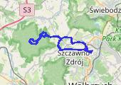 Trasa z dnia 2022-08-19 19:38 - mapa trasy gps - rower górski