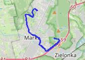 Trasa z dnia 2022-08-19 18:58 - mapa trasy gps - rower górski