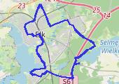 Trasa z dnia 2022-08-19 19:54 - mapa trasy gps - rower górski
