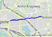 Trasa z dnia 2013-08-22 19:12 - mapa trasy gps - spacer