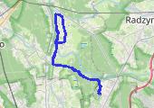 Trasa z dnia 2022-08-23 09:21 - mapa trasy gps - rower górski