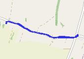 Trasa z dnia 2022-08-20 20:32 - mapa trasy gps - rower trekkingowy