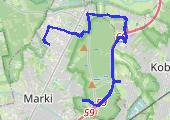 Trasa z dnia 2022-08-19 18:12 - mapa trasy gps - rower górski