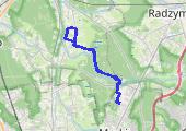 Trasa z dnia 2022-08-12 09:21 - mapa trasy gps - rower górski