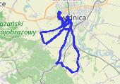 Trasa z dnia 2022-08-23 18:12 - mapa trasy gps - rower trekkingowy