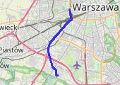 trasa - mapa trasy gps - rower szosowy
