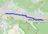 Trasa z dnia 2022-08-25 05:50 - mapa trasy gps - rower trekkingowy
