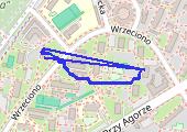 Trasa z dnia 2022-08-24 19:19 - mapa trasy gps - rower górski