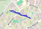 Trasa z dnia 2022-08-23 21:42 - mapa trasy gps - rower górski