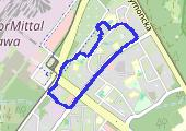 Trasa z dnia 2022-08-22 23:05 - mapa trasy gps - rower górski