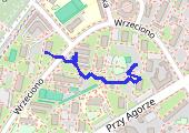 Trasa z dnia 2022-08-18 21:21 - mapa trasy gps - rower górski