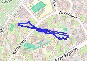 Trasa z dnia 2022-08-12 17:23 - mapa trasy gps - rower górski