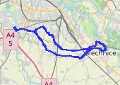Trasa z dnia 2022-08-27 19:29 - mapa trasy gps - rower górski