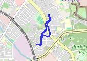 Trasa z dnia 2022-08-12 18:56 - mapa trasy gps - rower górski