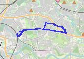 Trasa z dnia 2022-08-11 19:49 - mapa trasy gps - rower górski