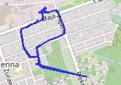 Trasa z dnia 2022-08-30 12:05 - mapa trasy gps - rower szosowy