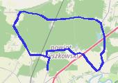 Trasa z dnia 2022-08-11 19:46 - mapa trasy gps - rower szosowy