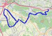 Trasa z dnia 2022-08-28 15:18 - mapa trasy gps - rower górski