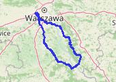 WARKA-ŚWIERŻE GÓRNE-ŁASKARZEW 3092022 - mapa trasy gps - rower szosowy