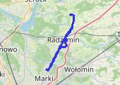 Trasa z dnia 2022-09-14 09:42 - mapa trasy gps - rower górski