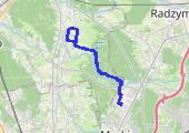 Trasa z dnia 2022-09-15 09:09 - mapa trasy gps - rower górski