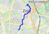 Trasa z dnia 2013-08-22 18:57 - mapa trasy gps - bieganie