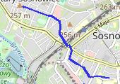 Trasa z dnia 2013-08-22 13:51 - mapa trasy gps - rower górski