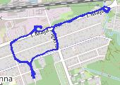 Trasa z dnia 2022-09-16 18:48 - mapa trasy gps - rower szosowy